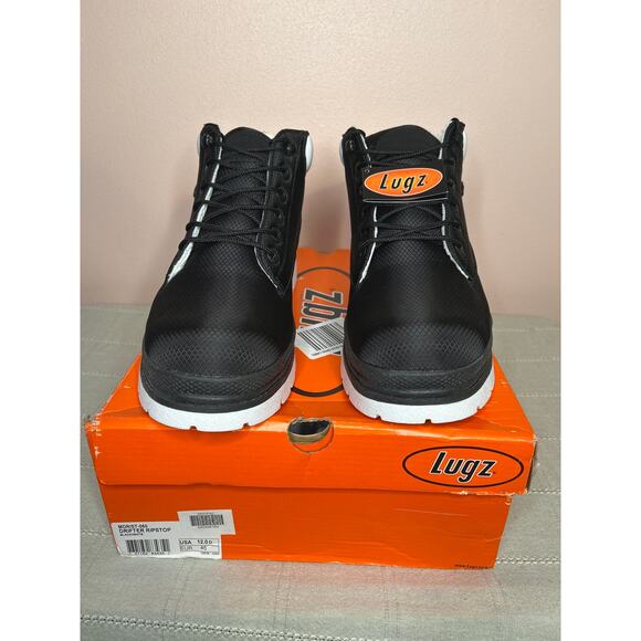 Lugz Men\'s Drifter Ripstop Lace Up Chukka Boot Black Size 12 D MDRST New main image 5